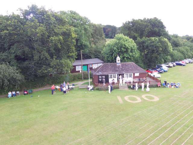 Image of Aerial photo of the pavillion