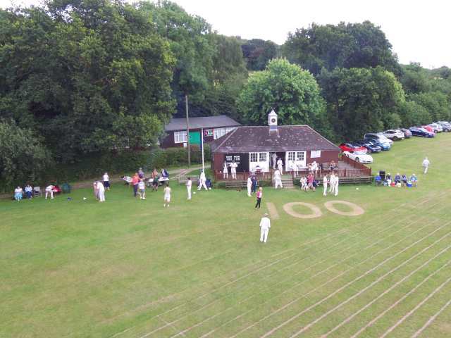 Image of Aerial photo of the pavillion