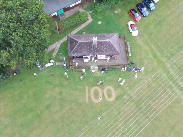 Image of Aerial photo of the pavillion