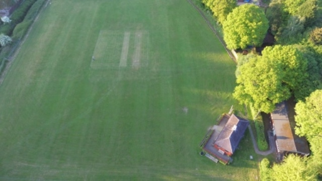 Crowhurst cricket club photo Cricket pitch and pavillion 2018