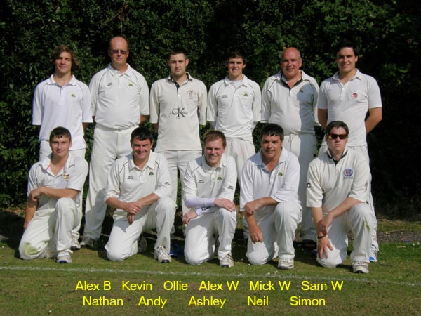 Crowhurst cricket club photo against Pett 31st July 2011