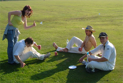 Some pictures of the Smudger Smith cup match between Crowhurst CC and the Plough Inn 2008