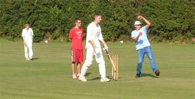 Some pictures of the Smudger Smith cup match between Crowhurst CC and the Plough Inn 2008