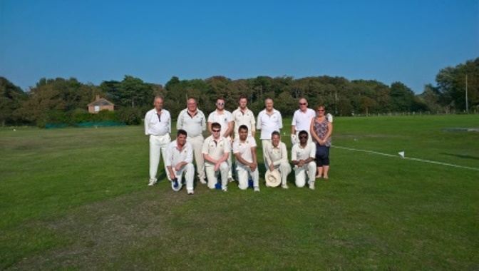 Crowhurst cricket club photo against Lydd 27th August 2017