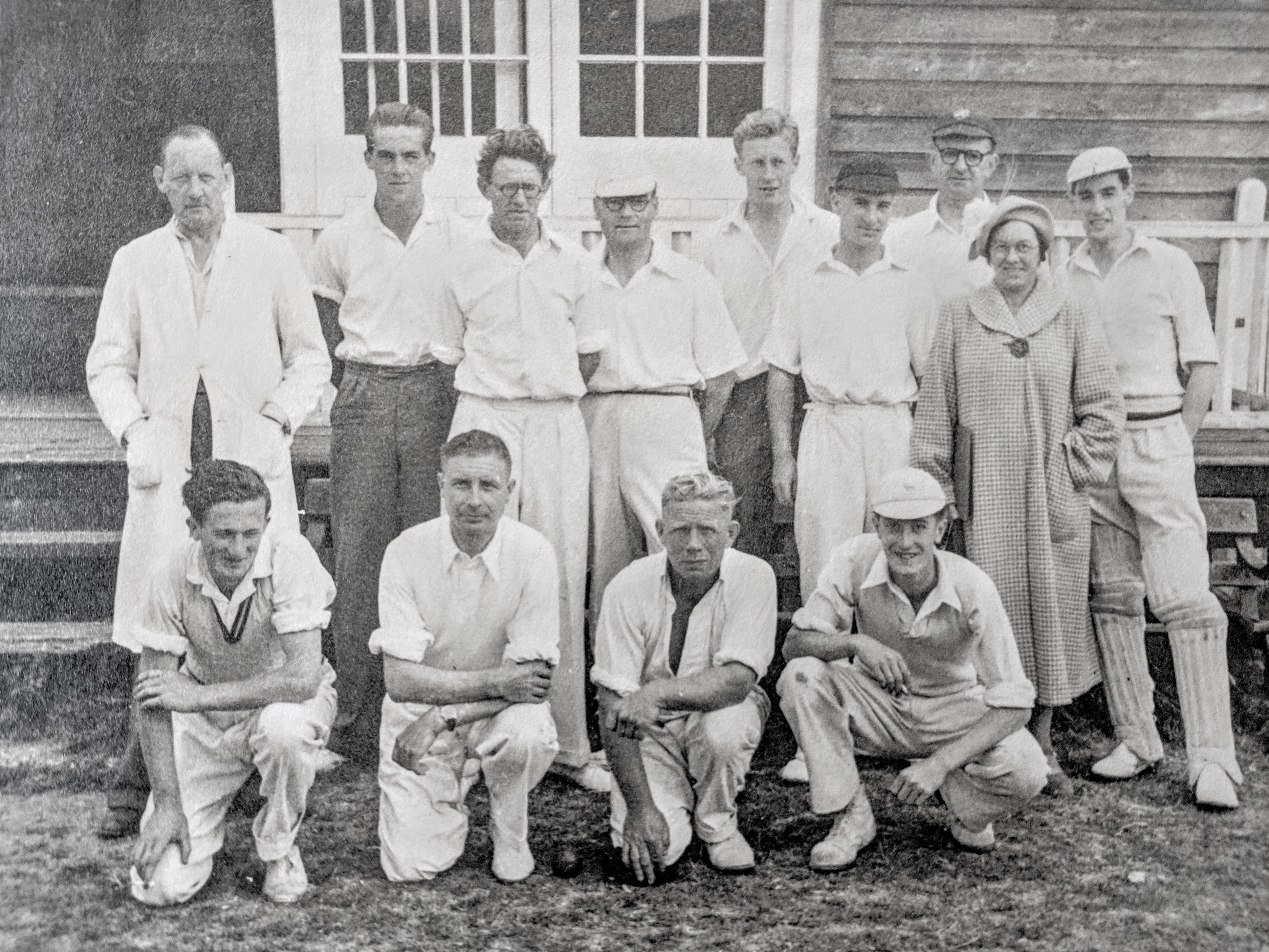 Crowhurst cricket club historical photo date July 1952