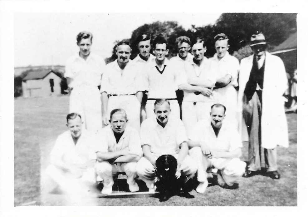 Crowhurst cricket club historical photo date 1947