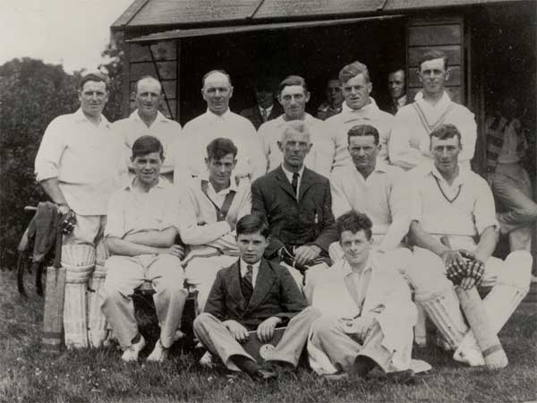 Crowhurst cricket club historical photo dated 1932