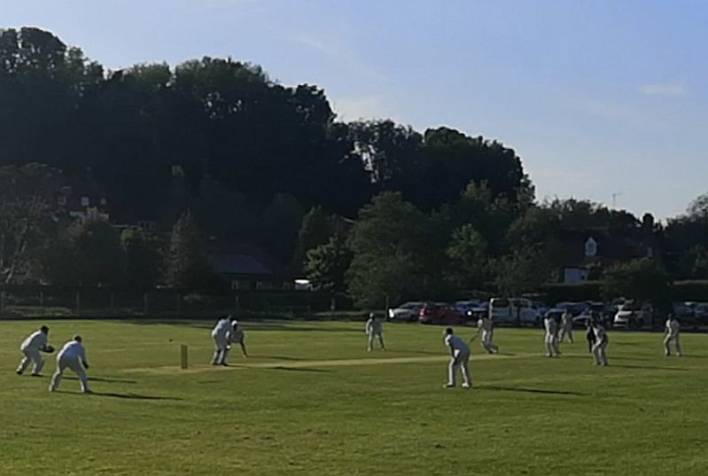 Crowhurst cricket club photo against Bodiam 6th June 2021